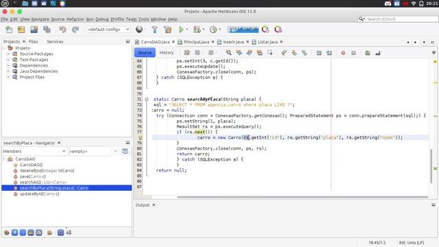 Projeto NetBeans Java смотреть онлайн