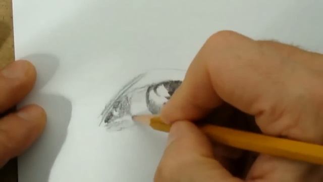 КАК научиться РИСОВАТЬ. Рисуем ГЛАЗ карандашом смотреть онлайн