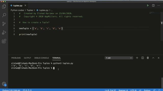 1 What is a Tuple How to create it смотреть онлайн