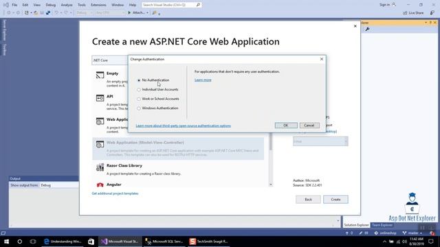 Add asp.net Identity in empty project смотреть онлайн
