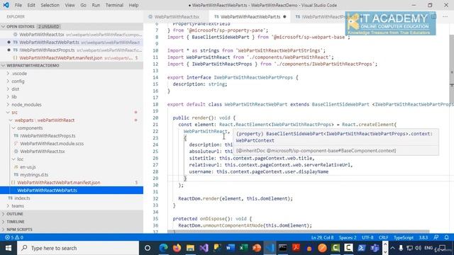 59 Creating a React Component To Read Site Properties смотреть онлайн