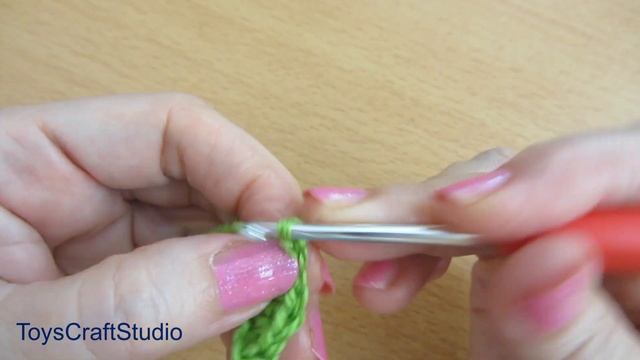 Как связать простой листик крючком | Мастер-класс для начинающих | Листик за 2 минуты