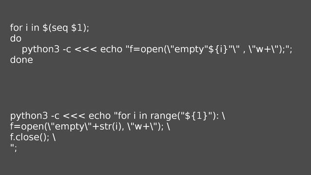 Python vs BASH - IO Performance смотреть онлайн