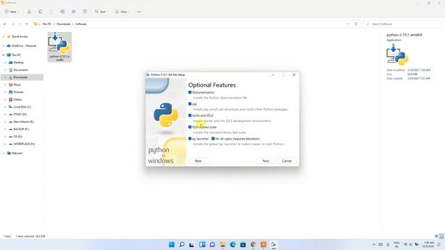 How to Install Python 3.10.1 on Windows 10/11 [ 2022 Update ] Complete Guide смотреть онлайн