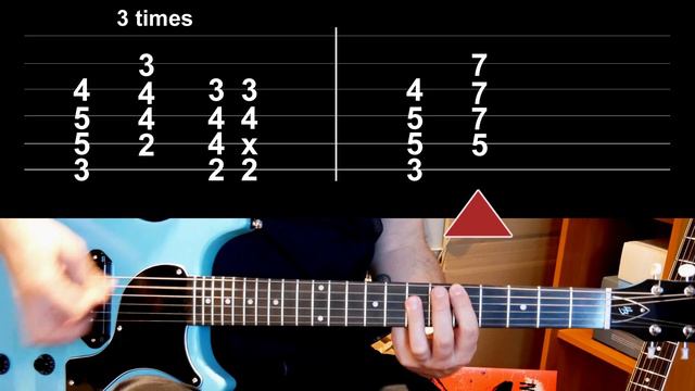 Muse - Plug In Baby - How to play on Guitar (Tutorial with Tabs on Screen) смотреть онлайн