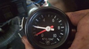 проверяю давление двигателя уаз механическим датчиком