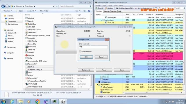Destroying Windows 7 with dozens of Viruses! смотреть онлайн