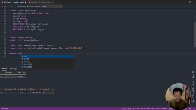 POSTGRESQL TUTORIAL #20 FOREIGN KEY смотреть онлайн