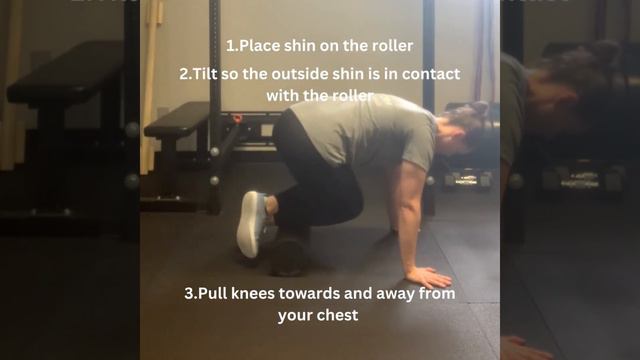 How to Foam Roll your Anterior Tibialis (shin muscle) #holdfastperformwell #running смотреть онлайн