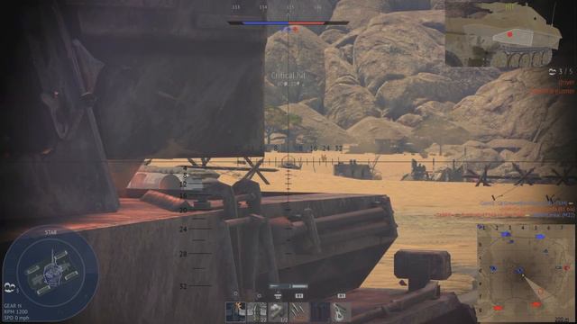 War Thunder - Daimler Mk II - Gameplay on Sinai смотреть онлайн