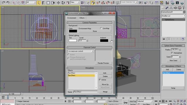 Создаём огонь для камина в 3D MAX смотреть онлайн
