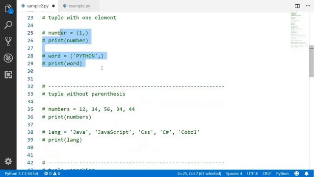 More About Tuple Part-1 смотреть онлайн
