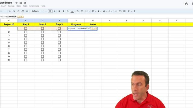 Progress Bar in Google Sheets смотреть онлайн