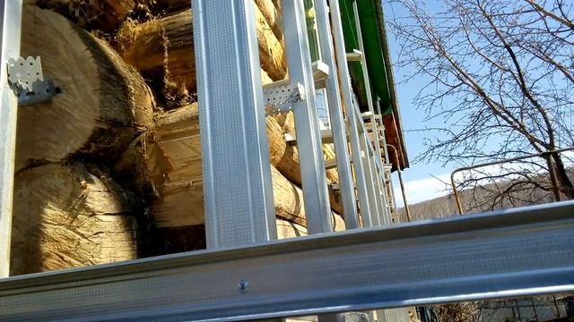 Угол на каркасе из профиля под сайдинг смотреть онлайн