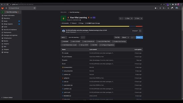 NPM vs Yarn 2 vs PNPM, налаштування ESLint / Prettier | Vue + VIte Learning | Metamorfosi смотреть онлайн
