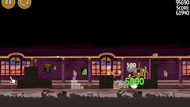 Angry Birds Seasons. Haunted Hogs (level 2-9) 3 stars Прохождение от SAFa смотреть онлайн