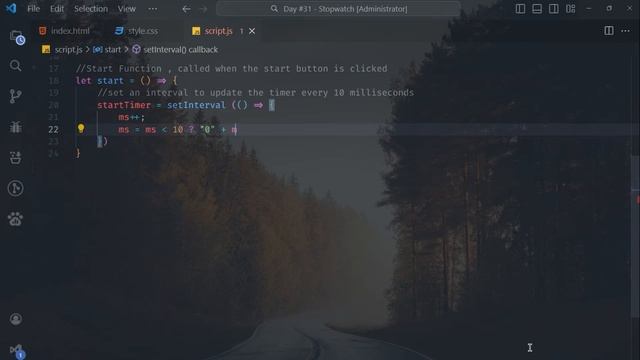 NaeuCode - Day #31 - Stopwatch App - Using HTML CSS & JavaScript - No Talking смотреть онлайн