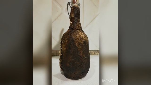 Солёное тесто декор бутылки смотреть онлайн