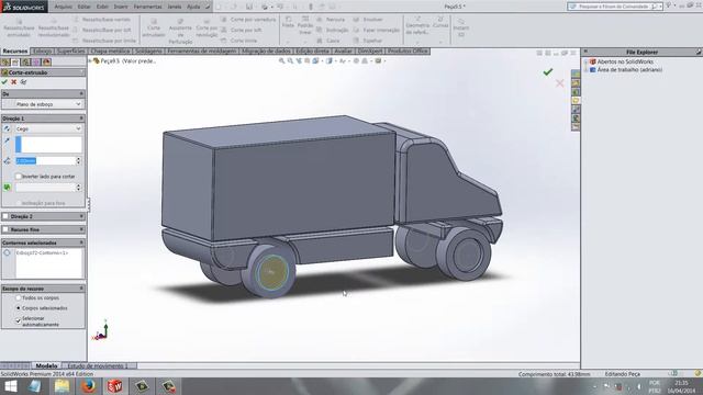 Aula 4 3 SolidWorks Praticando Desenho смотреть онлайн