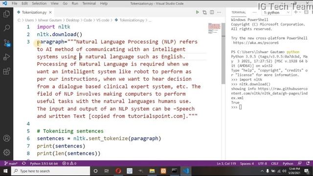 Tokenization in Natural Language Processing | What is Tokenization in NLP? | Theory and code смотреть онлайн