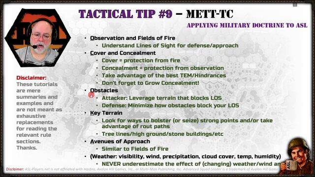 Advanced Squad Leader Tactical Tip #9 - METT-TC: Applying Military Doctrine to ASL смотреть онлайн