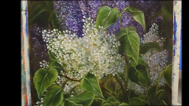 Как написать сирень. Детали. Часть 2 смотреть онлайн