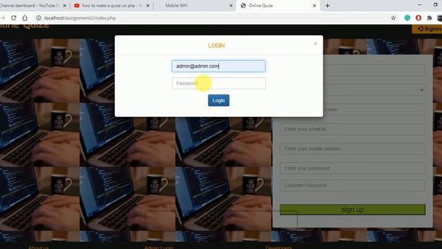 Quiz in PHP||online quiz in PHP||how to make quiz in PHP смотреть онлайн