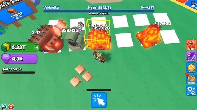 Roblox Tower Merge Simulator BEATEN GAME смотреть онлайн
