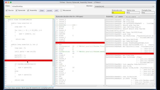 JITWatch Escape Analysis Report смотреть онлайн