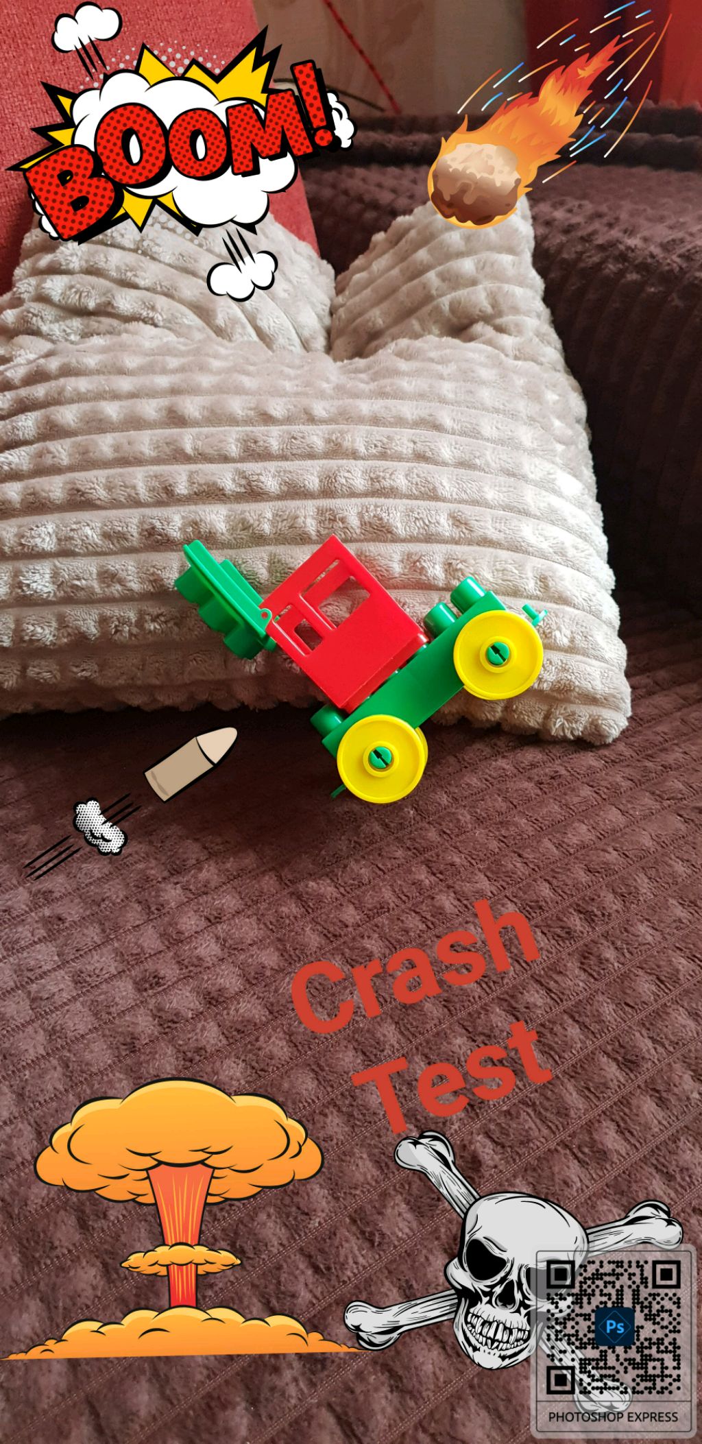 Crash test на тележку смотреть онлайн
