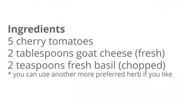 How To Make Cherry Tomatoes Recipe - Cherry Tomato With Goat Cheese Dip Recipe