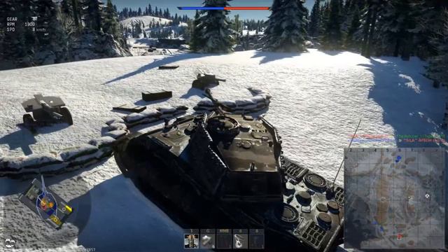 War Thunder - Tiger II (H) Sla.16 - RB - Not paying attention смотреть онлайн