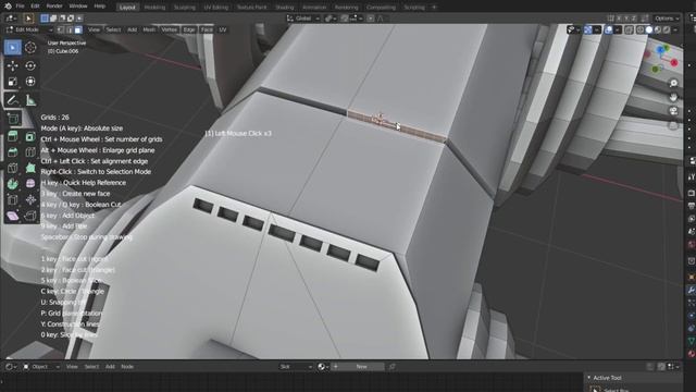 Space Station Speed Modeling - Grid Modeler (blender addon) смотреть онлайн