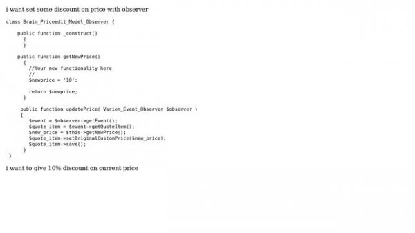 Magento: How can we get current product price in observer.php? (2 Solutions!!)