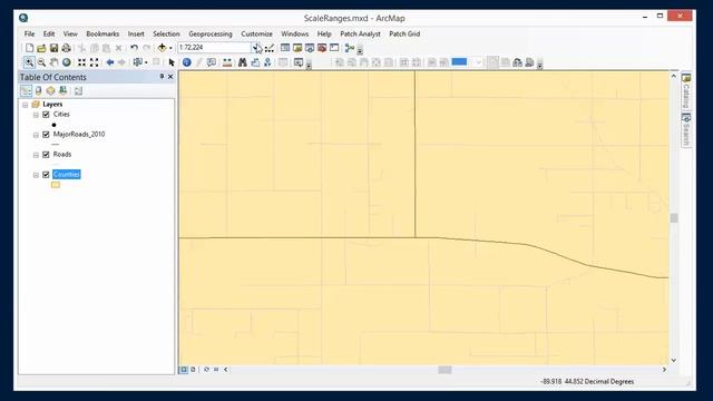 ArcMap - Scale ranges for basemaps смотреть онлайн