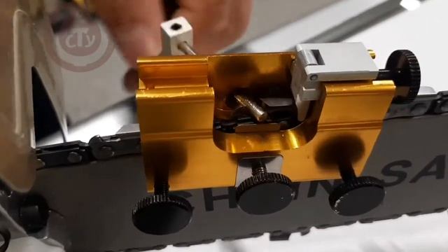 Тестируем точилку портативную ручную для заточки цепей бензопил смотреть онлайн