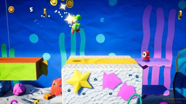Yoshi's Crafted World Walkthrough - World 1 смотреть онлайн