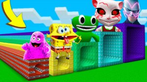 ДЛИННЫЕ КРУГЛЫЕ ТОННЕЛИ В МАЙНКРАФТ ЗОМБАК