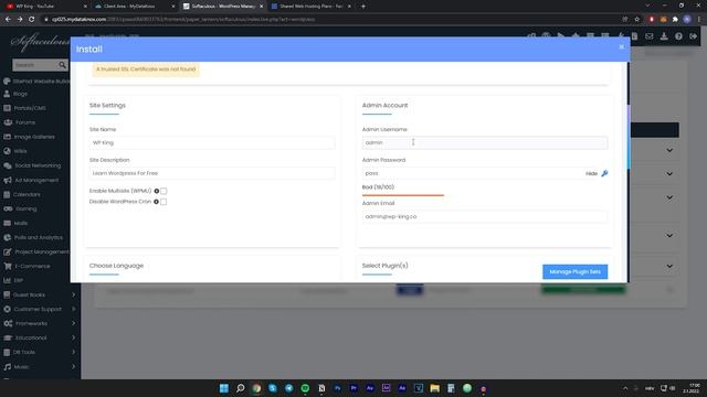 How To Add Multiple Domains To One Hosting Account + Install Wordpress (2022) смотреть онлайн