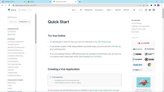 Part-2 | step by step learn vue js 3 from beginner to advance in hindi | Installation of vuejs 3 смотреть онлайн