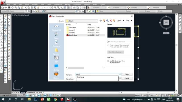 Cara Export File AUTOCAD ke SKETCHUP- Tutorial Sketchup смотреть онлайн