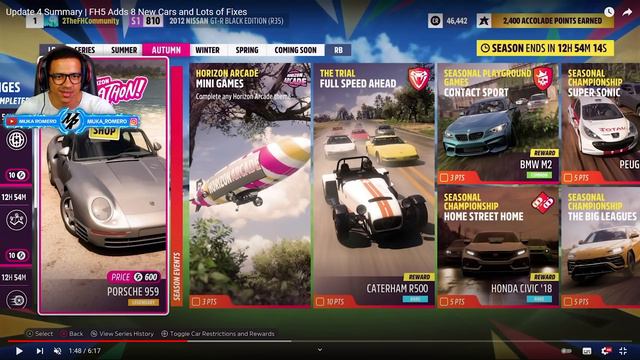 FORZA HORIZON 5 - TODOS OS DESAFIOS DOS EVENTOS SAZONAIS UPDATE 4 смотреть онлайн