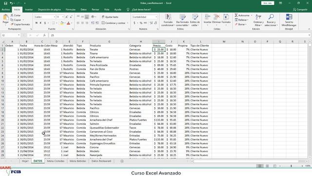 Tabla dinámica Ventas por Mes смотреть онлайн