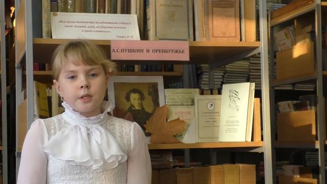 СТРАНА ЧИТАЮЩАЯ - Цуканова Полина читает произведение "Зимнее утро" А.С.Пушкина смотреть онлайн