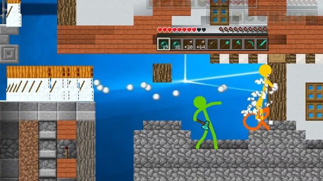 Анимация против Майнкрафта Эпизод 7 (PvP) Русская Озвучка смотреть онлайн