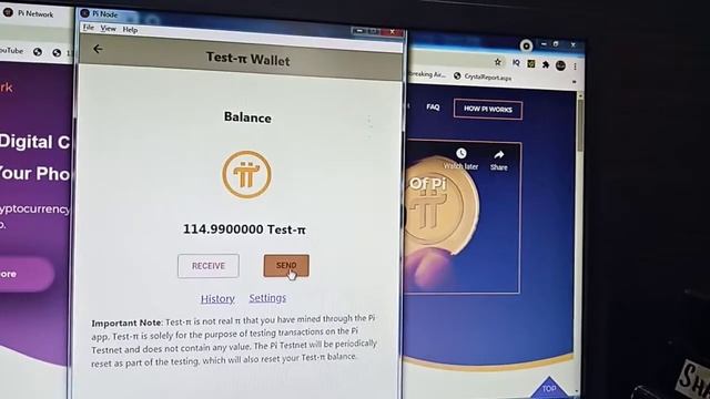 Pi network - How to send test pi coins through pi wallet address - See description смотреть онлайн