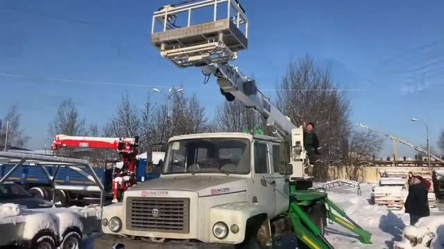 Новинка. Автовышка 22 метра. смотреть онлайн
