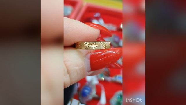 Обручальное кольцо с алмазной гранью. Золото 585 смотреть онлайн