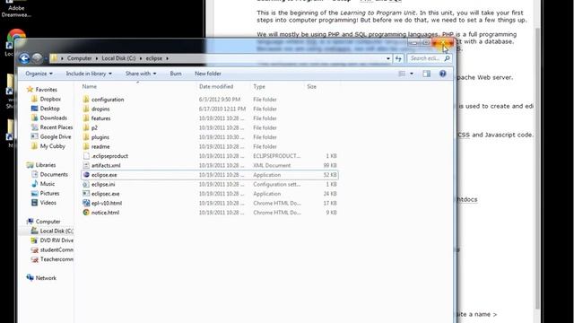 PHP [1/3] Setup - test access, shortcuts, Dreamweaver GUI смотреть онлайн