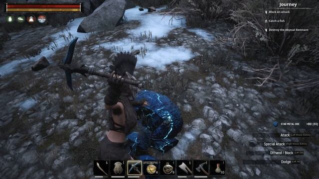 Conan Exiles, finding/farming Star metal and Black Ice смотреть онлайн